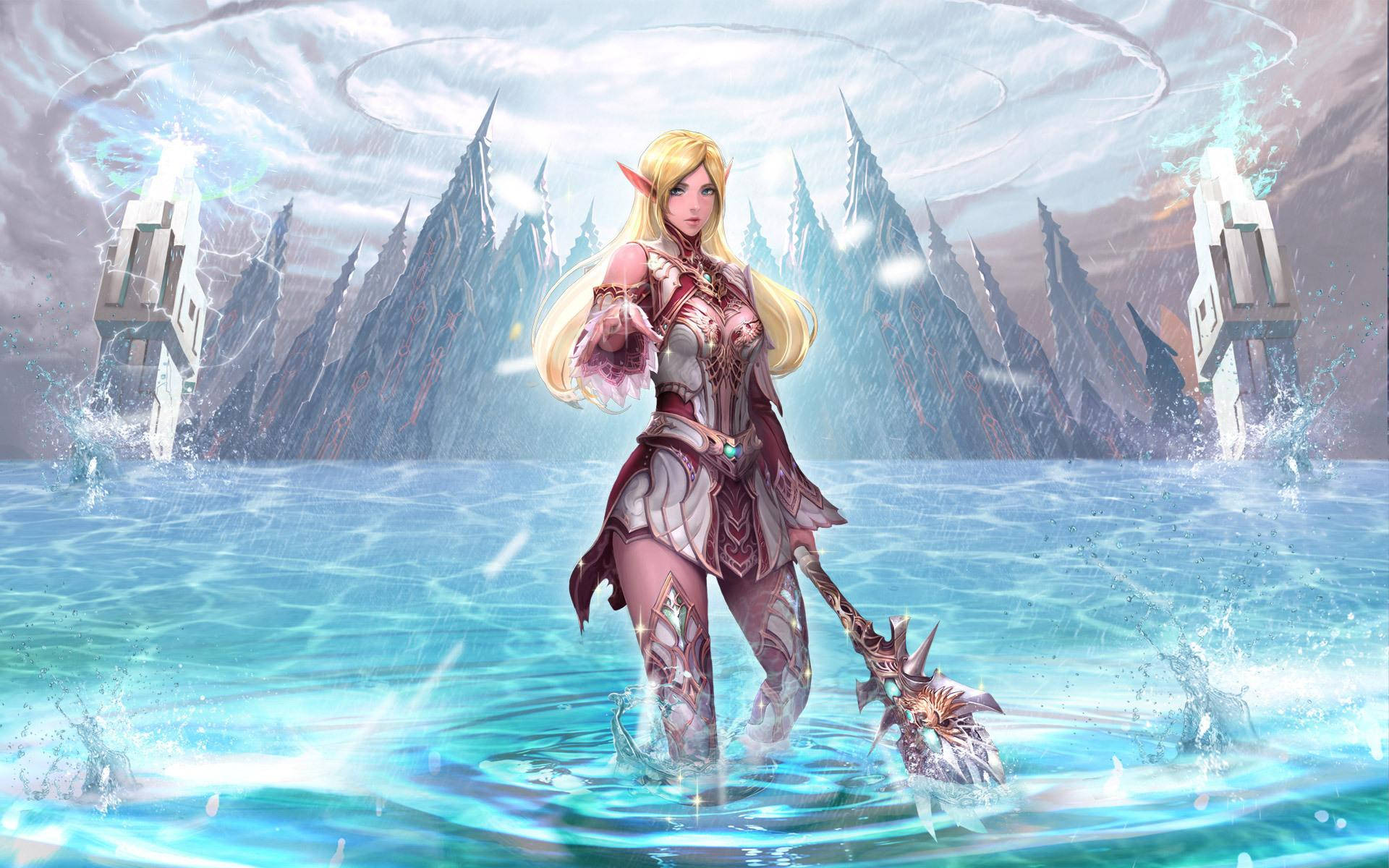 Mystical forest background